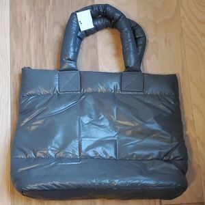 [NWT] Vintage Gray puffy shoulder bag